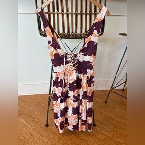 Maaji Red Sundress Scoop Neck Sleeveless